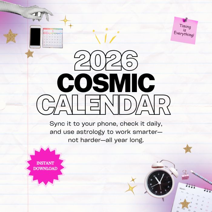 2026 Cosmic Calendar | Digital Astrology Calendar – CosmicCannibal