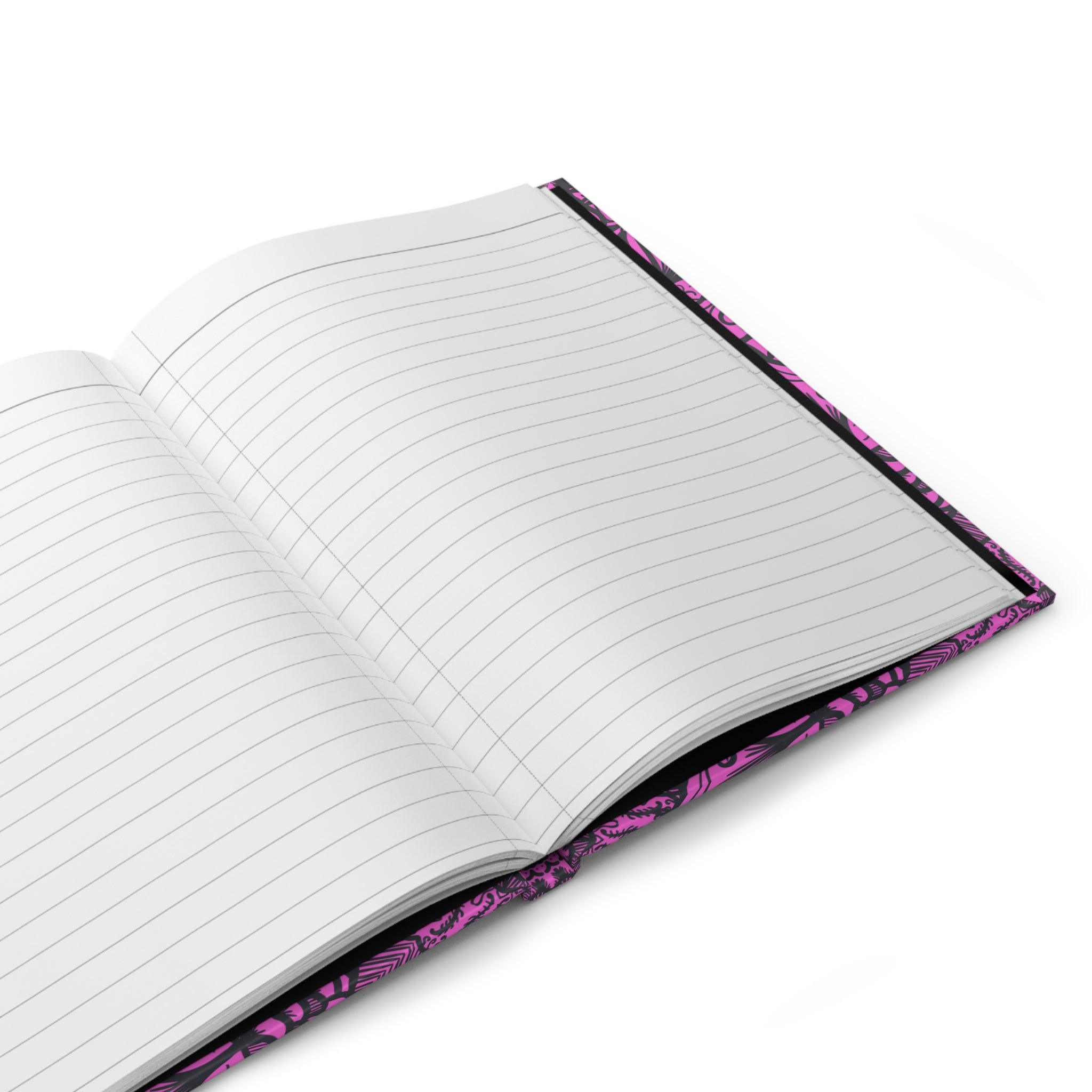 Gemini Boss Hardcover Journal – Pink Mandala Astrology Notebook