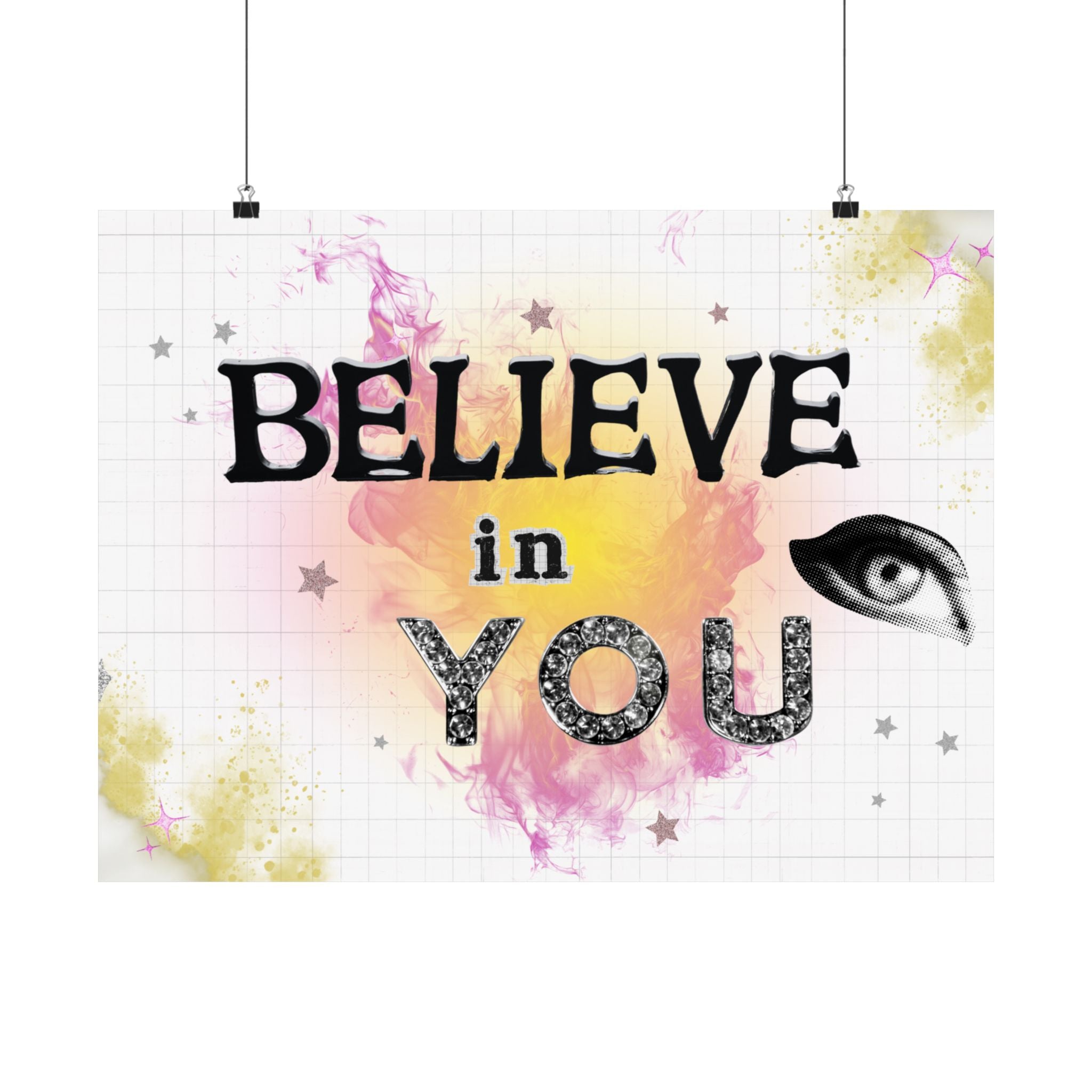 BELIEVE IN YOU Digital Art Print for Manifestation & Motivation