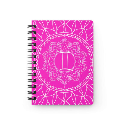 Gemini Mandala Spiral Bound Journal