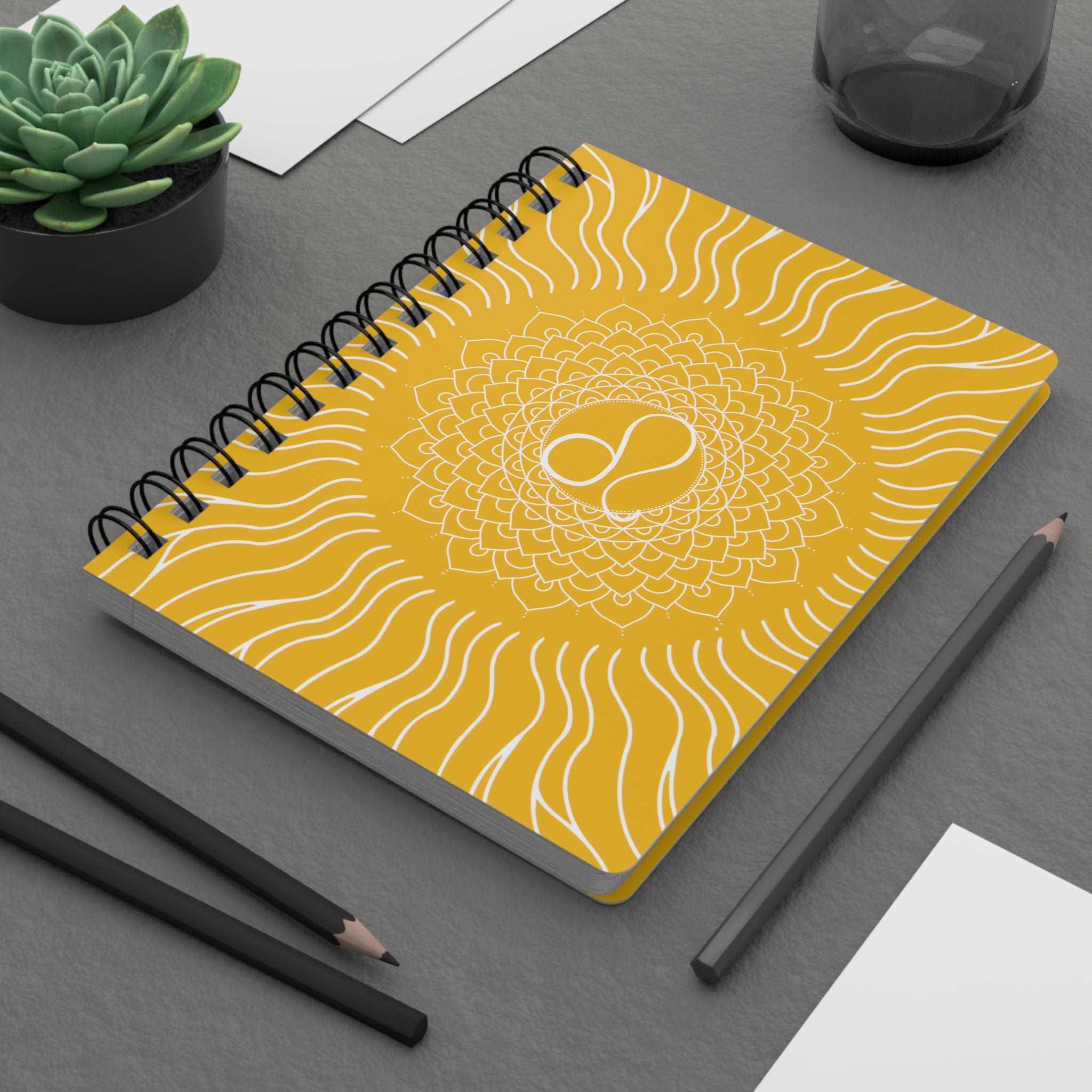 Leo Mandala Spiral Bound Journal