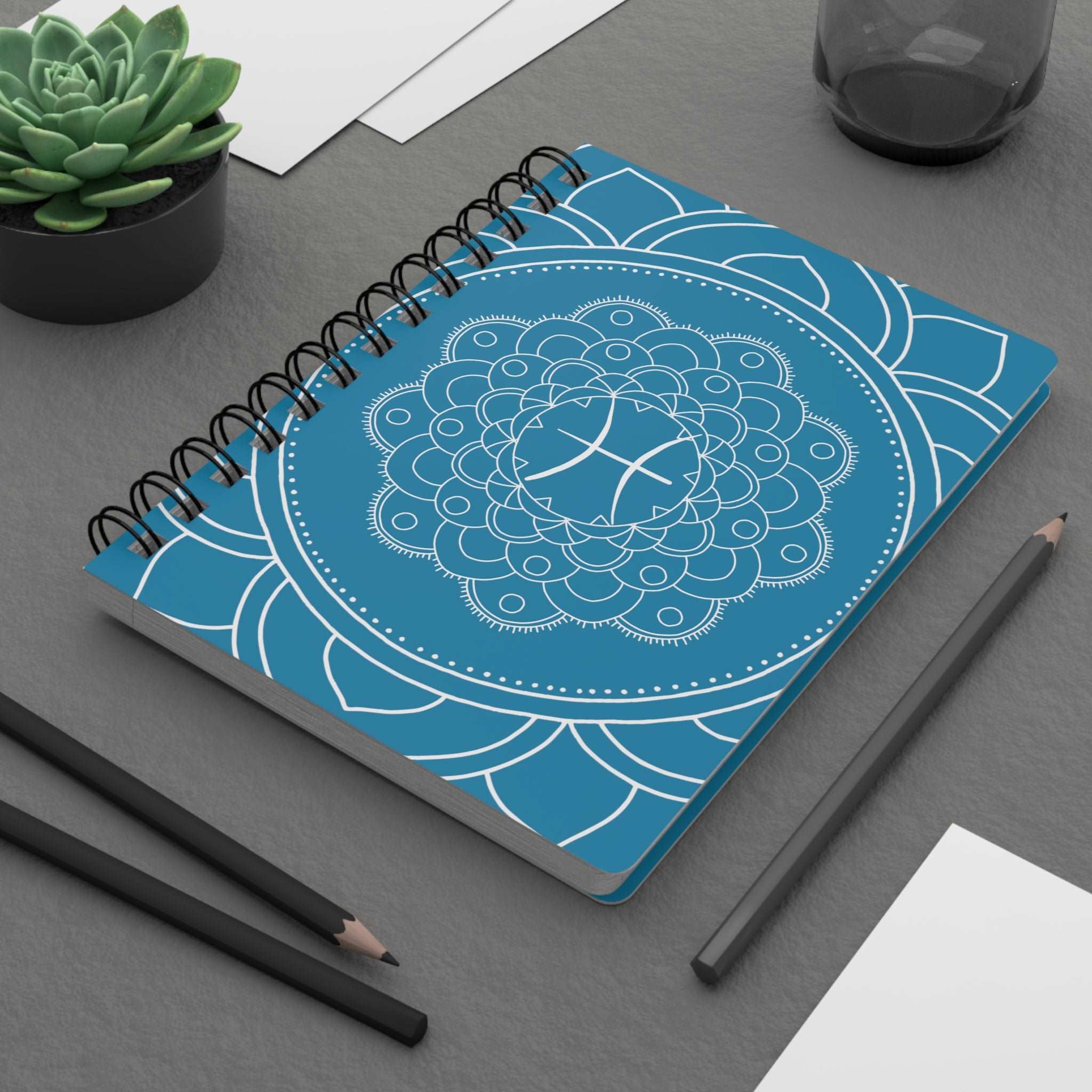 Pisces Mandala Spiral Bound Journal