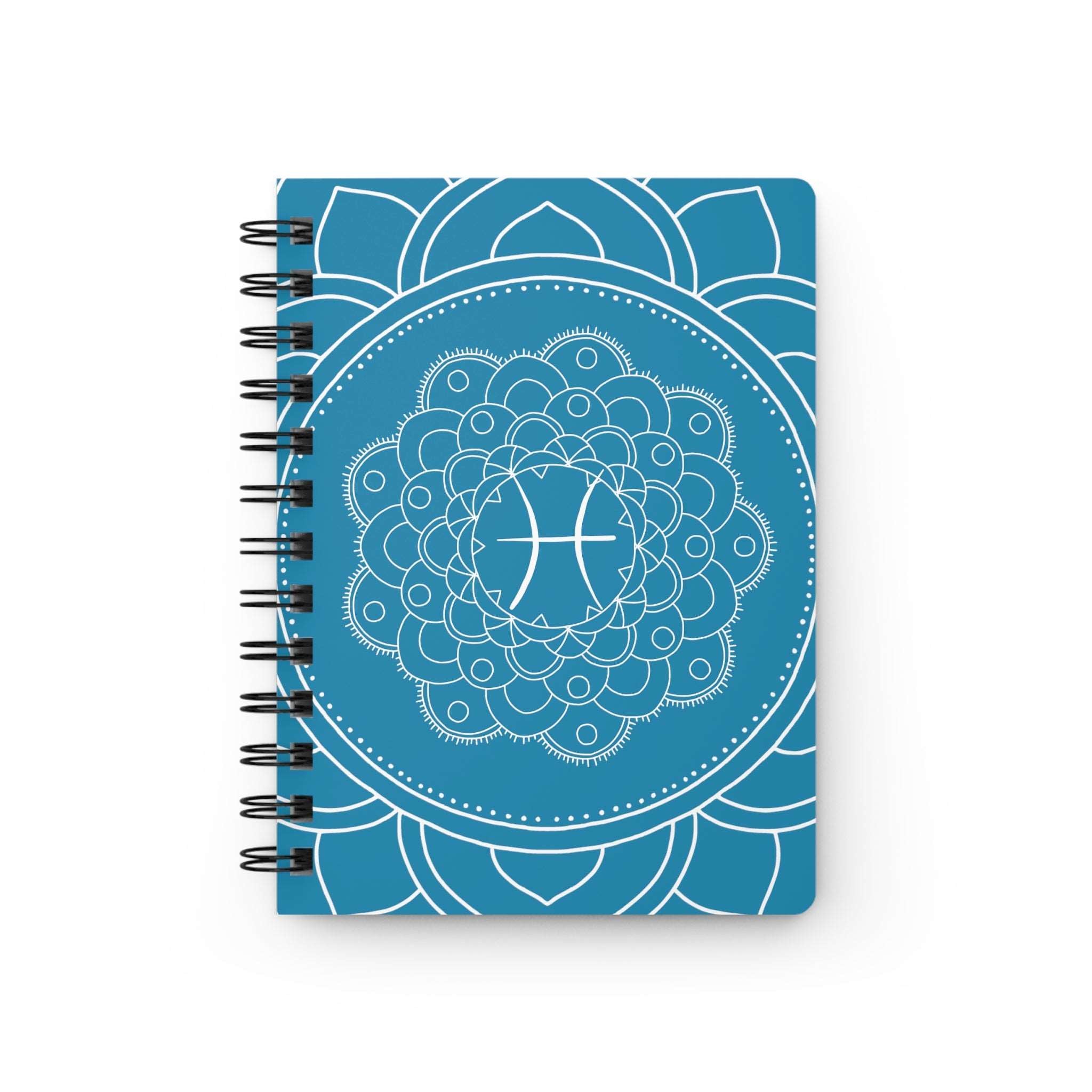 Pisces Mandala Spiral Bound Journal