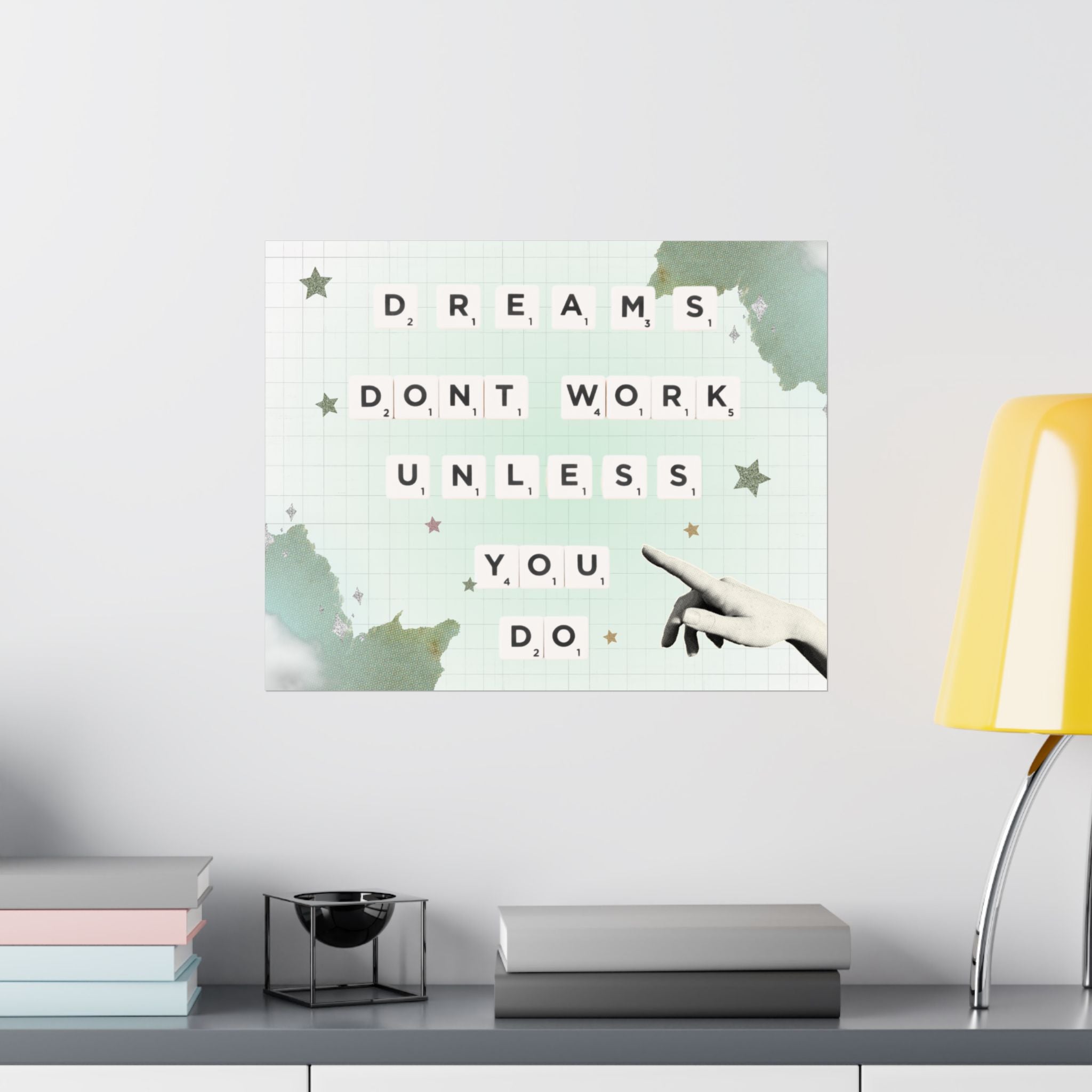 DREAM WORK Digital Art Print for Motivation & Manifestation