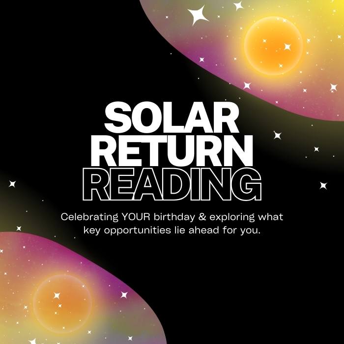 Solar Return Birthday Birth Chart Reading