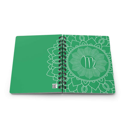 Virgo Mandala Spiral Bound Journal