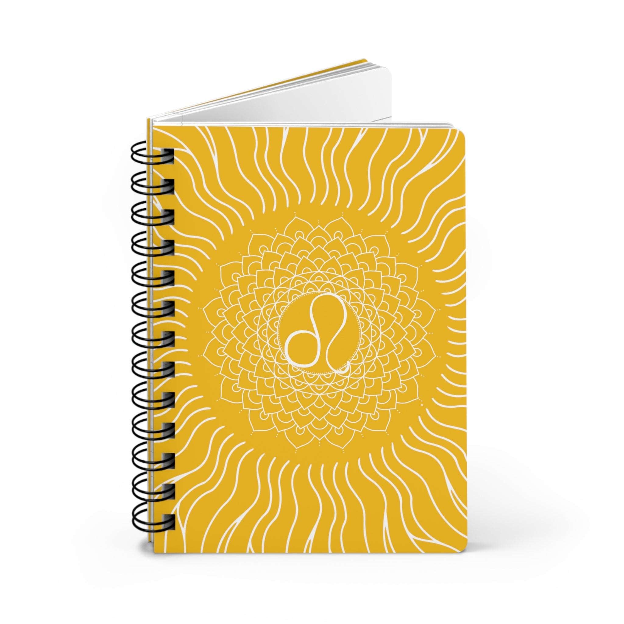Leo Mandala Spiral Bound Journal