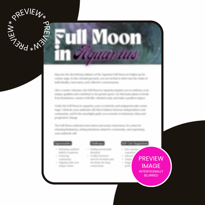 Manifesting with the Moon Workbook