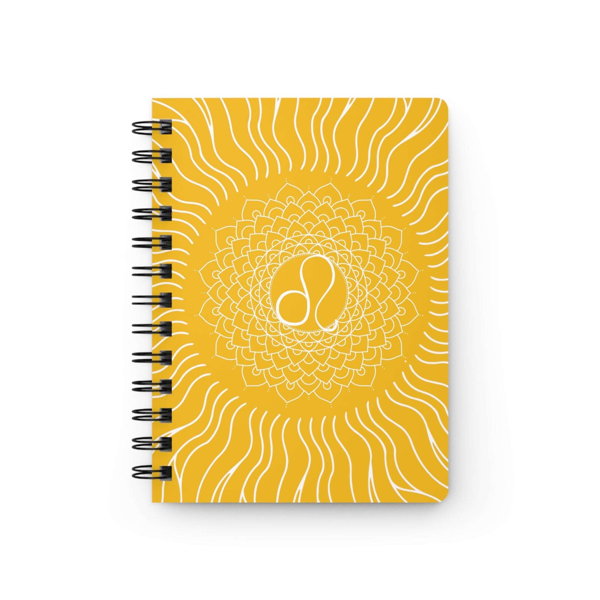 Leo Mandala Spiral Bound Journal