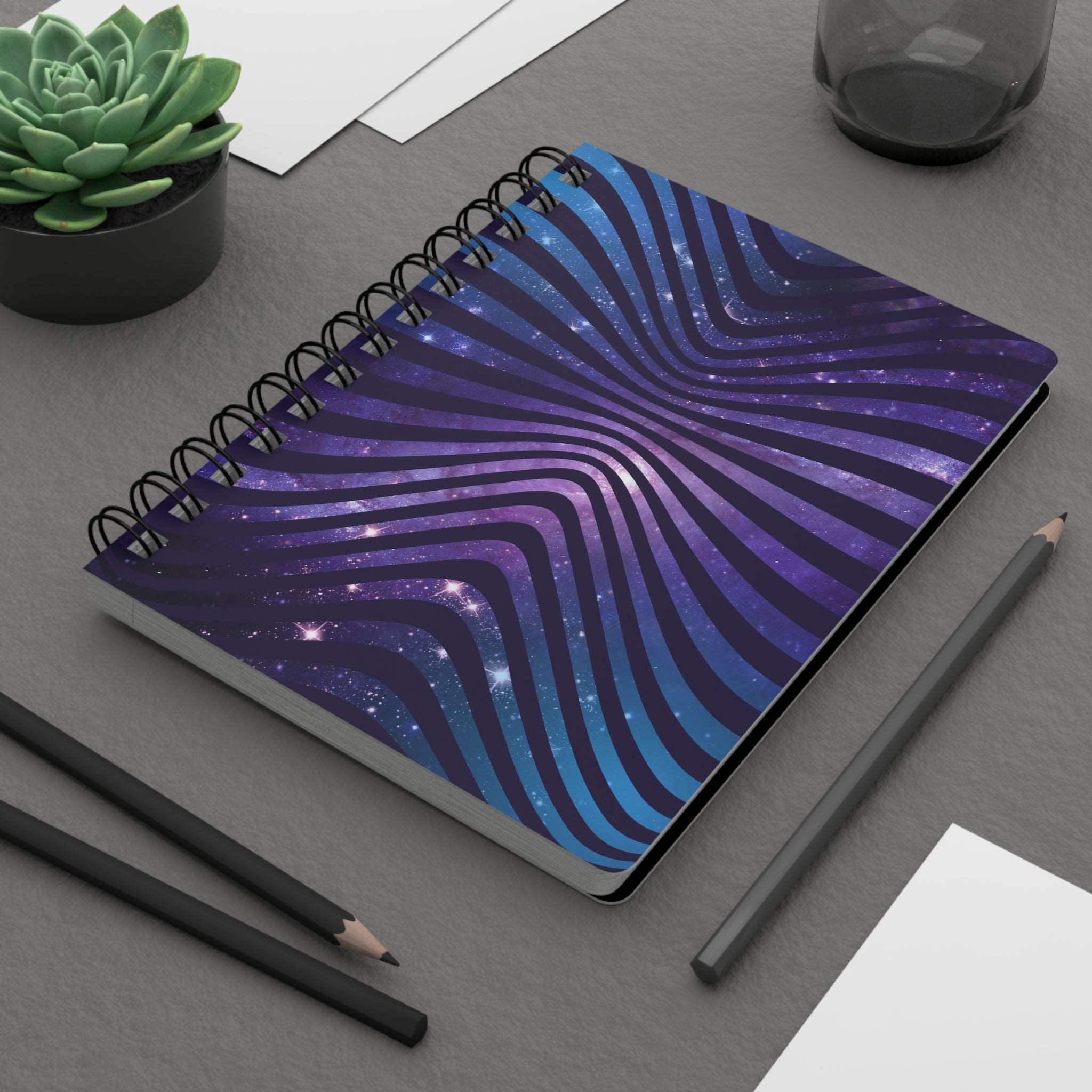 Galactic Wave Spiral Bound Journal