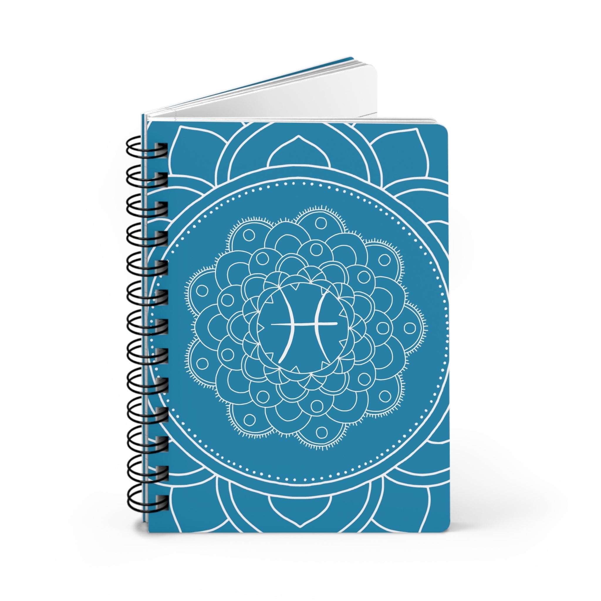 Pisces Mandala Spiral Bound Journal