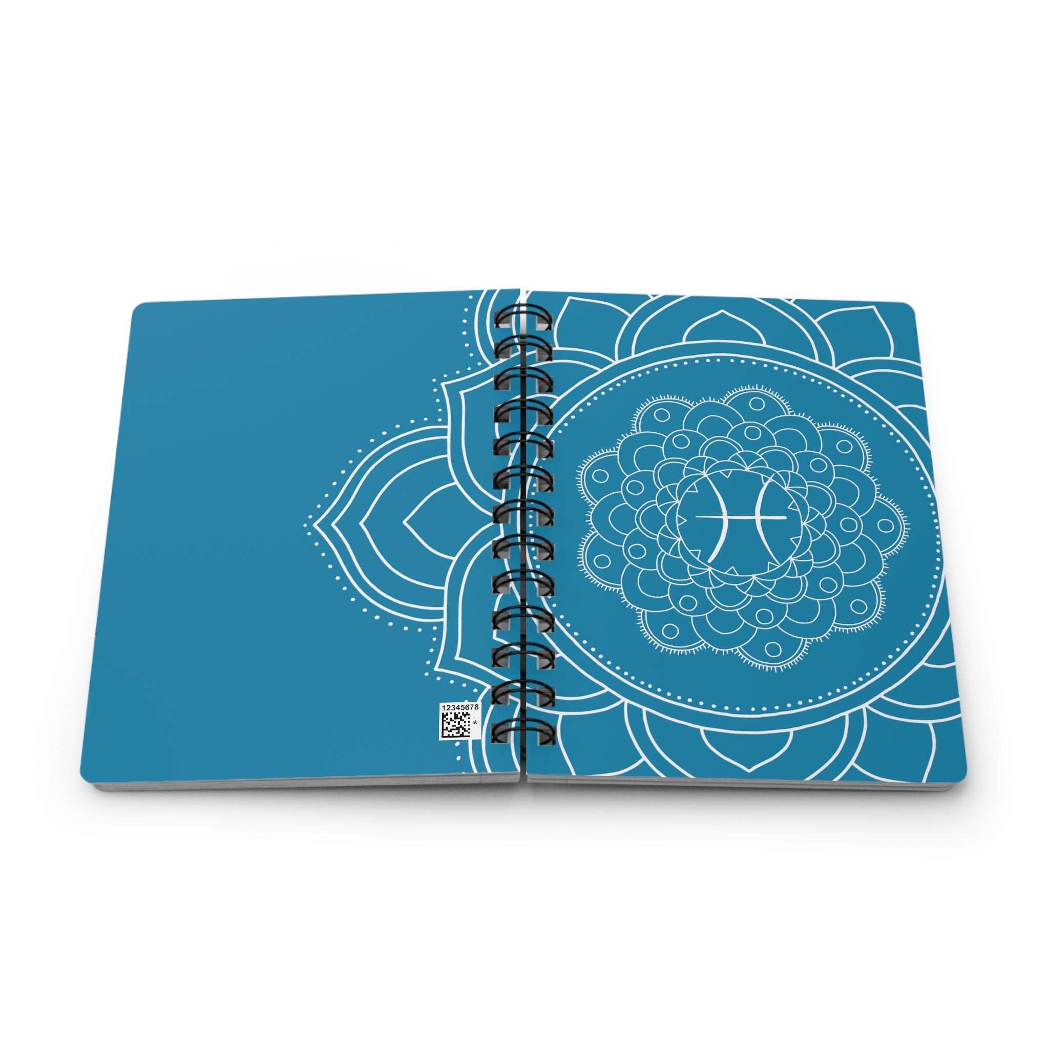 Pisces Mandala Spiral Bound Journal