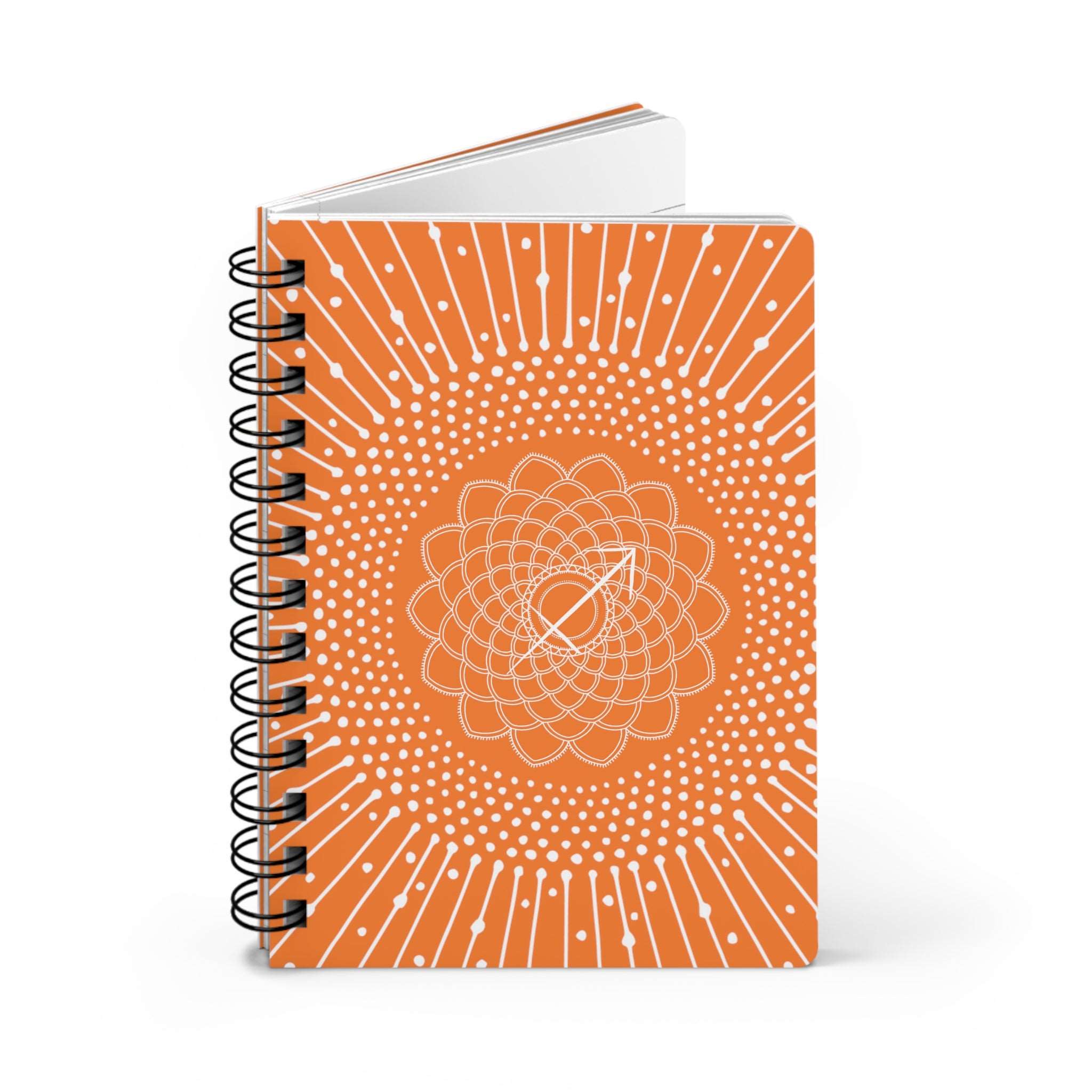 Sagittarius Mandala Spiral Bound Journal