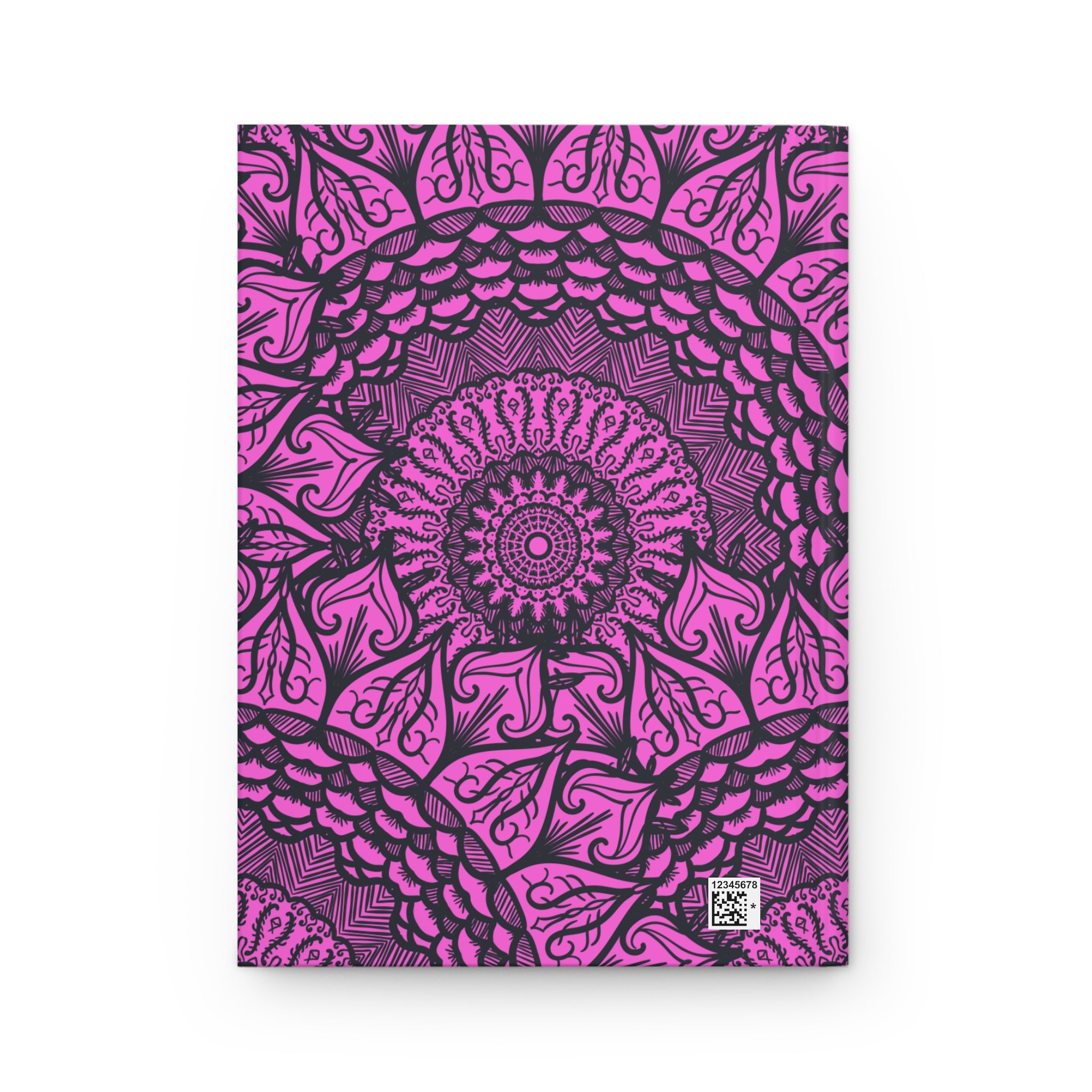 Gemini Boss Hardcover Journal – Pink Mandala Astrology Notebook