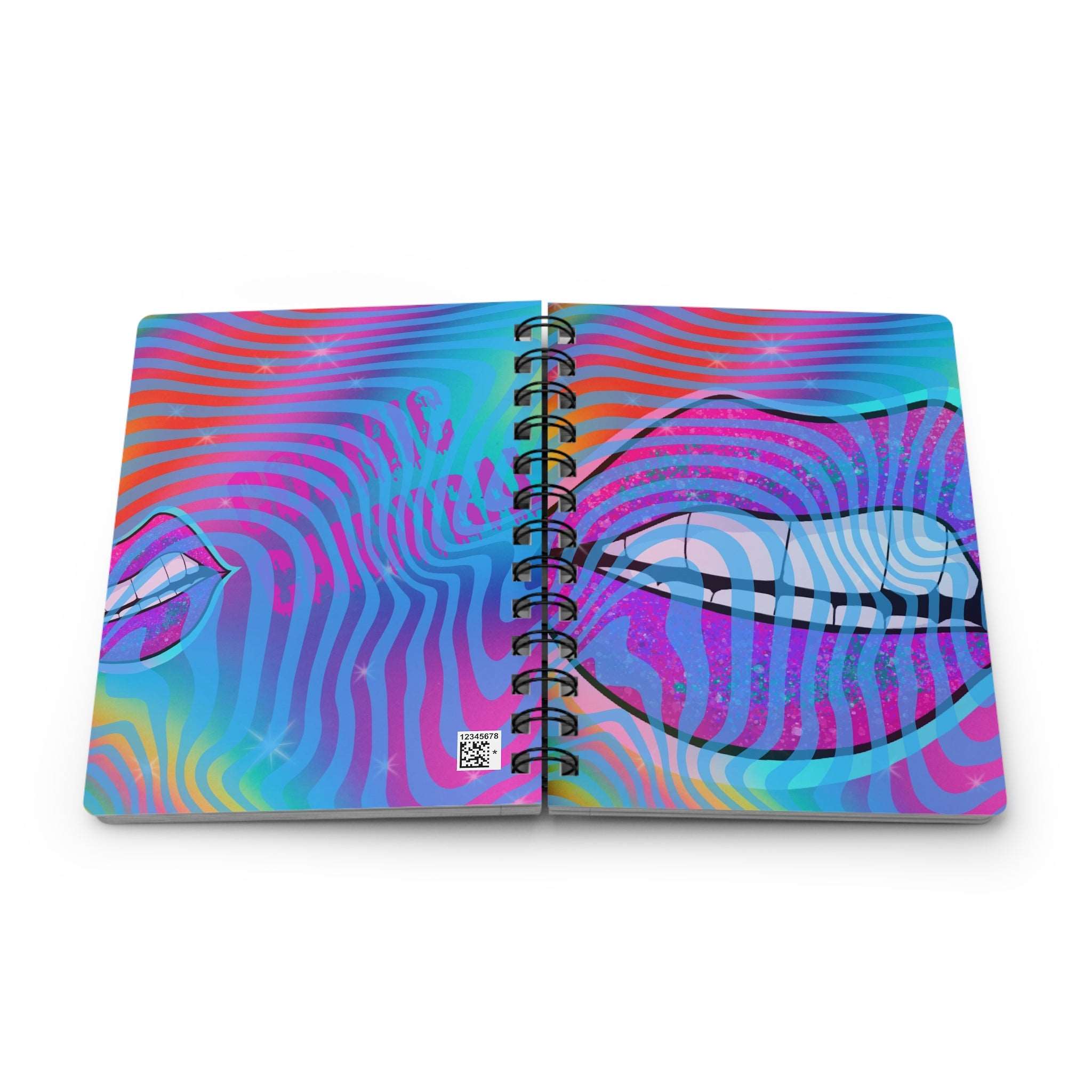 Cosmic Lips Spiral Bound Journal
