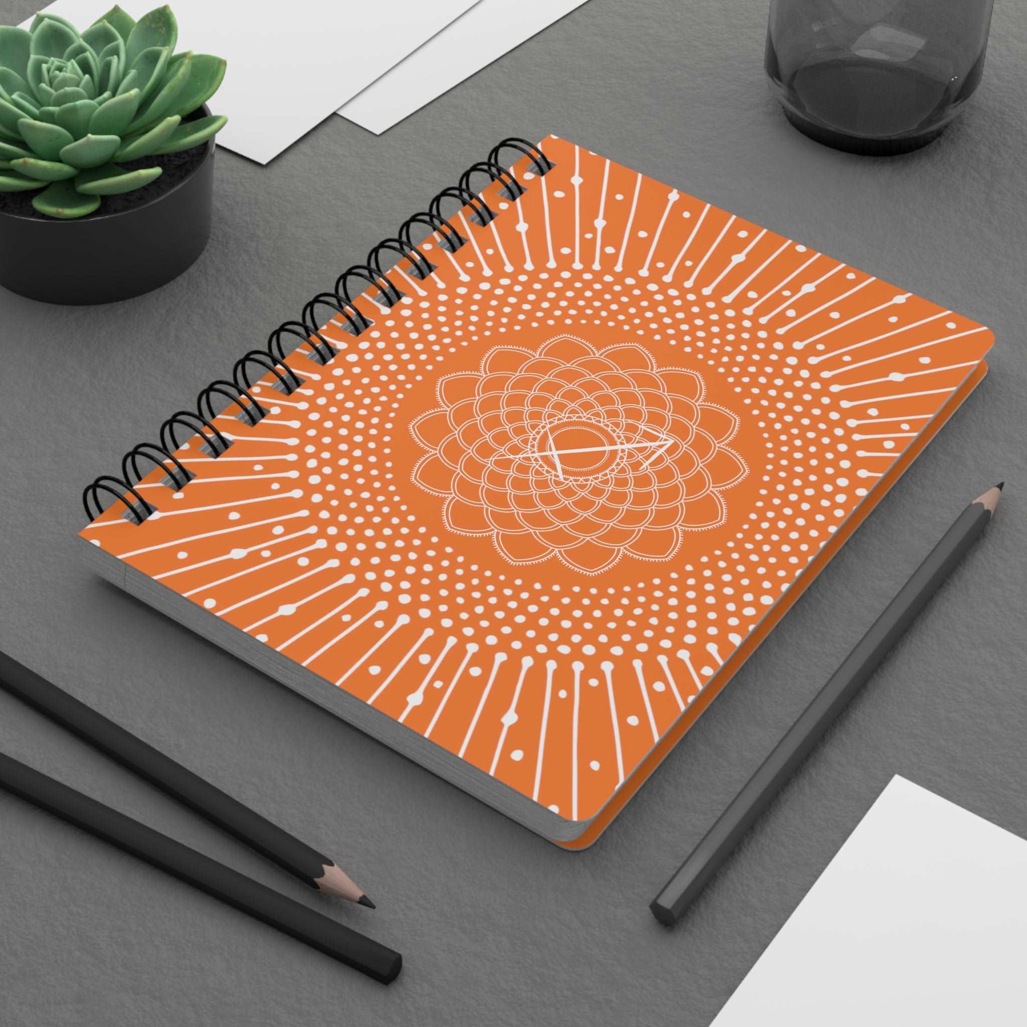 Sagittarius Mandala Spiral Bound Journal