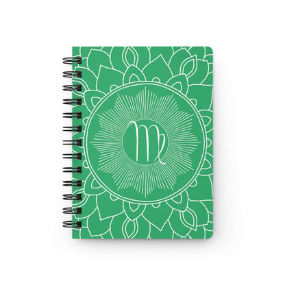 Virgo Mandala Spiral Bound Journal