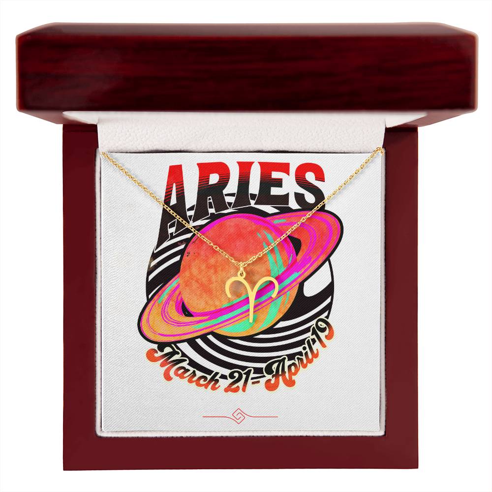 Zodiac Sign Necklace and Gift Box