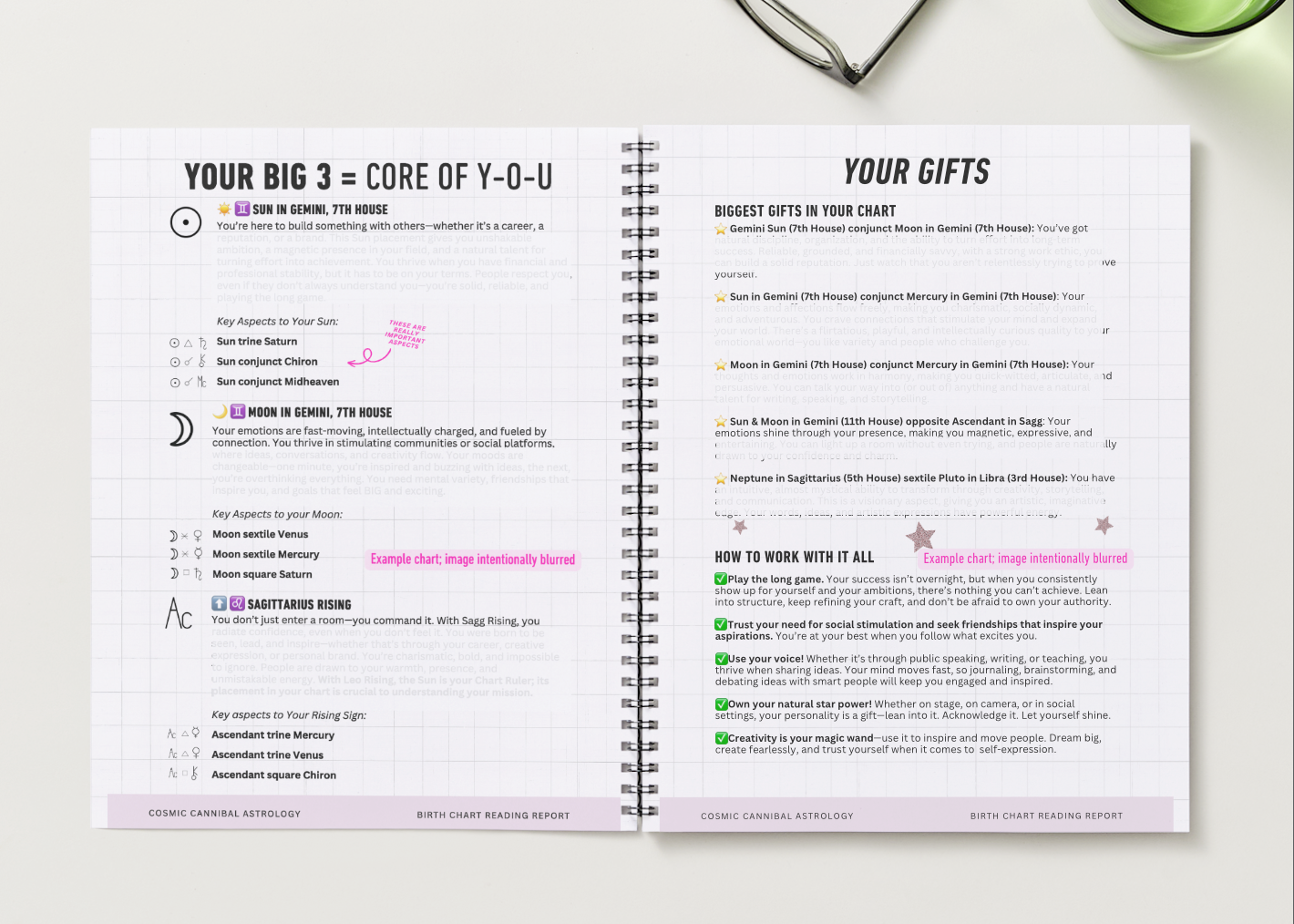 Birth Chart Reading + Personalized Report