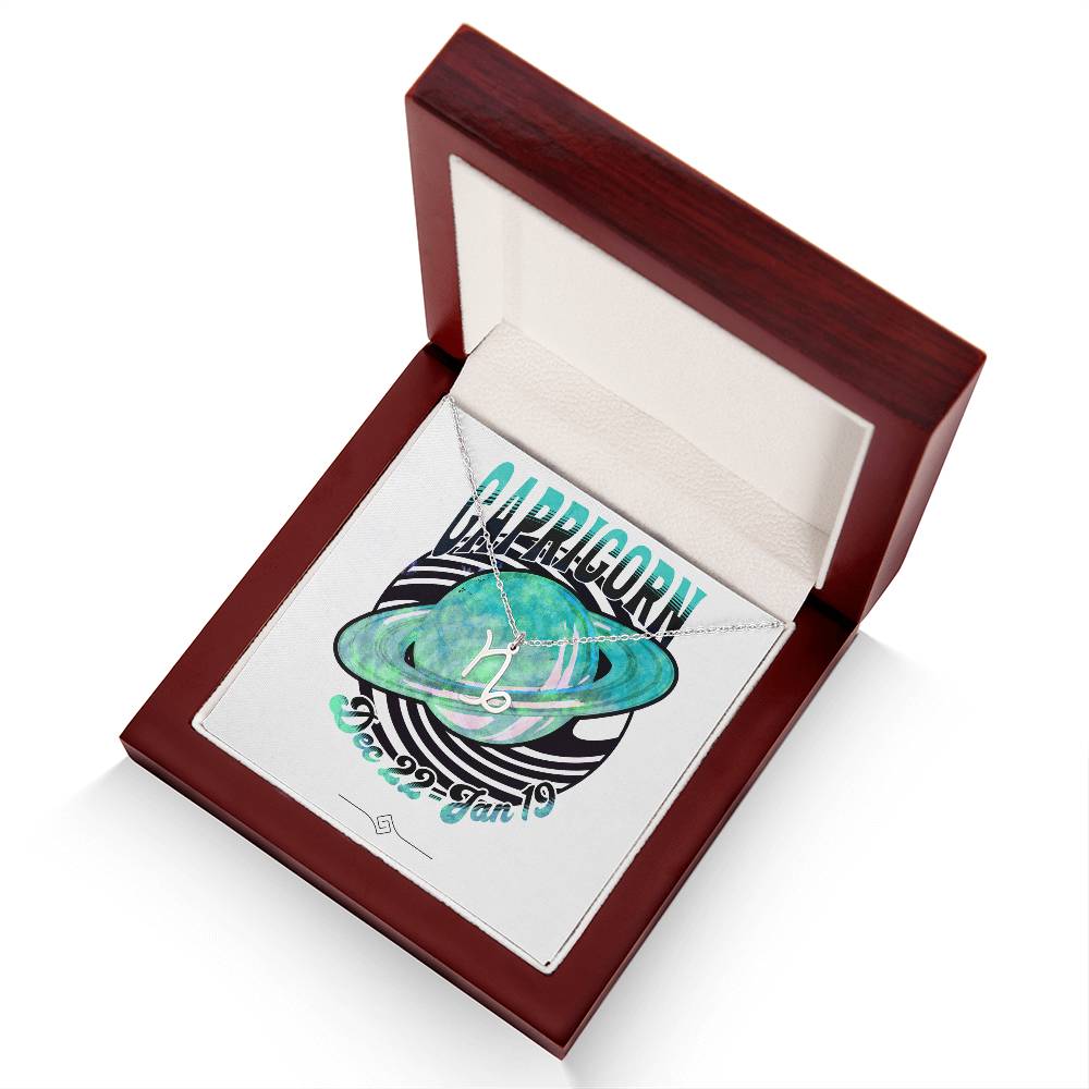 Zodiac Sign Necklace and Gift Box