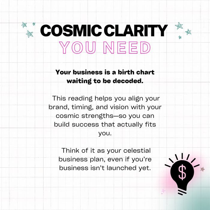 Entrepreneur's Astrology Reading