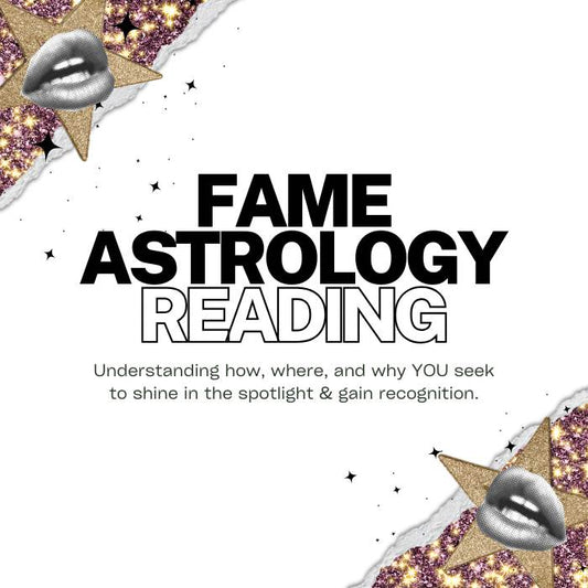 Fame Astrology Birth Chart Reading