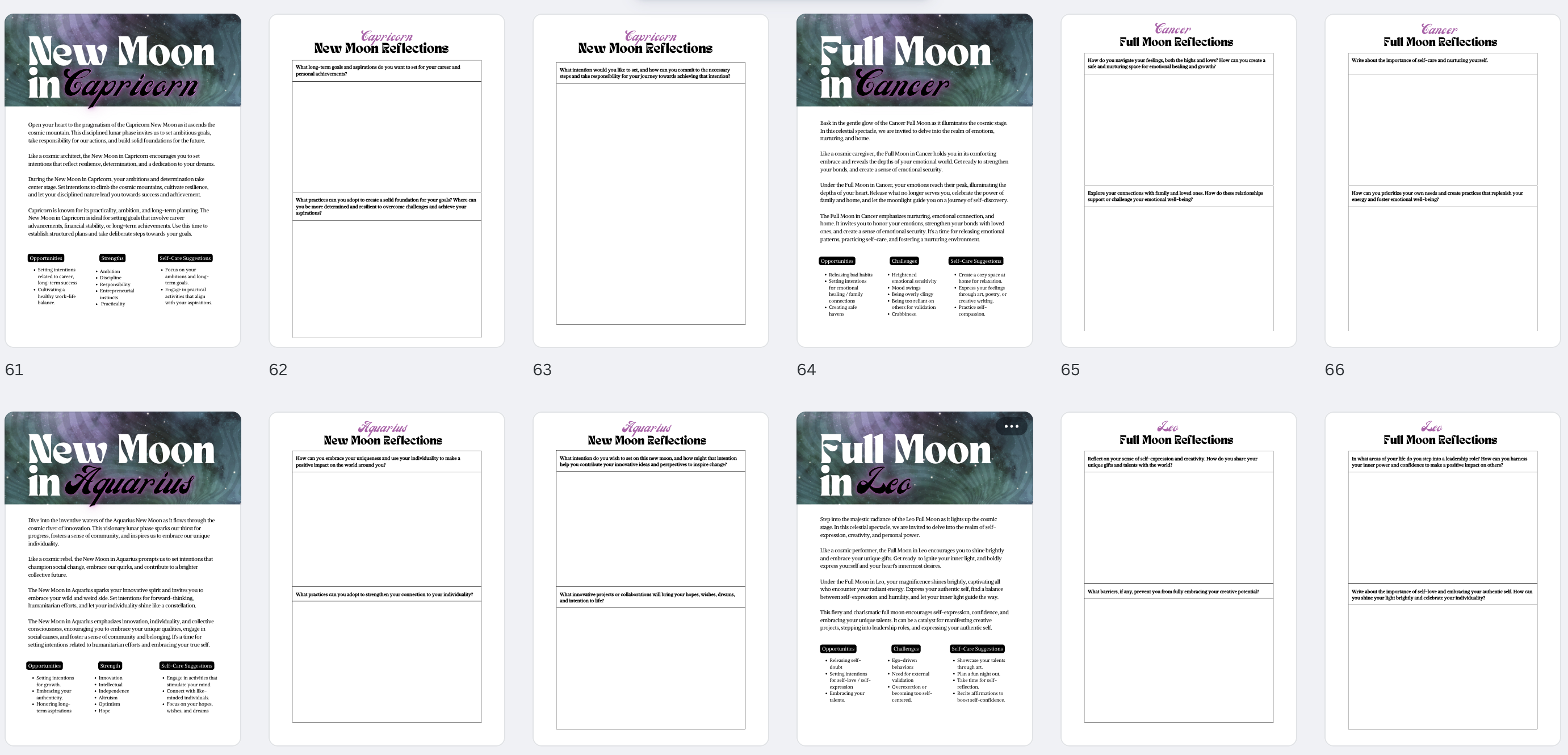 Manifesting with the Moon Workbook