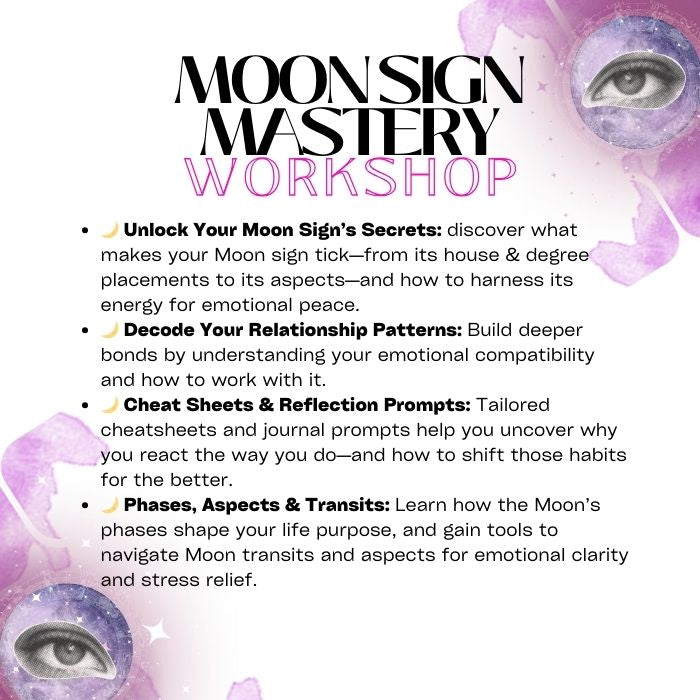 Moon Sign Masterclass: Decode Your Emotional Blueprint