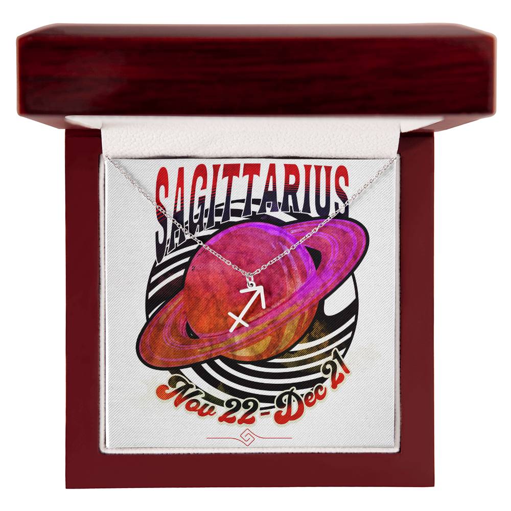 Zodiac Sign Necklace and Gift Box
